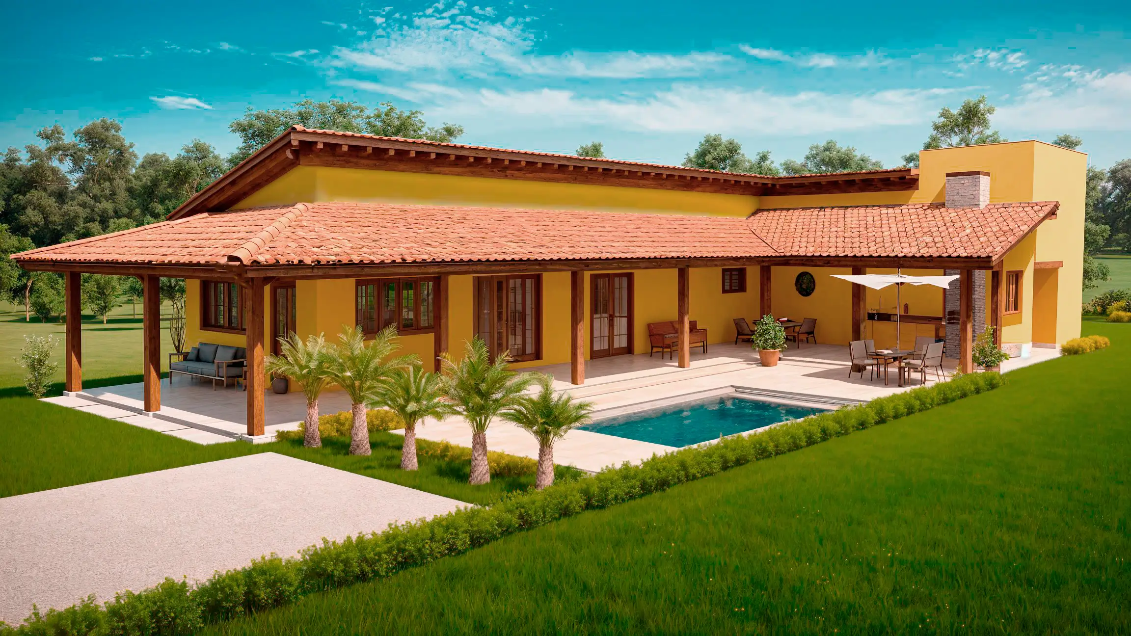 casa em L