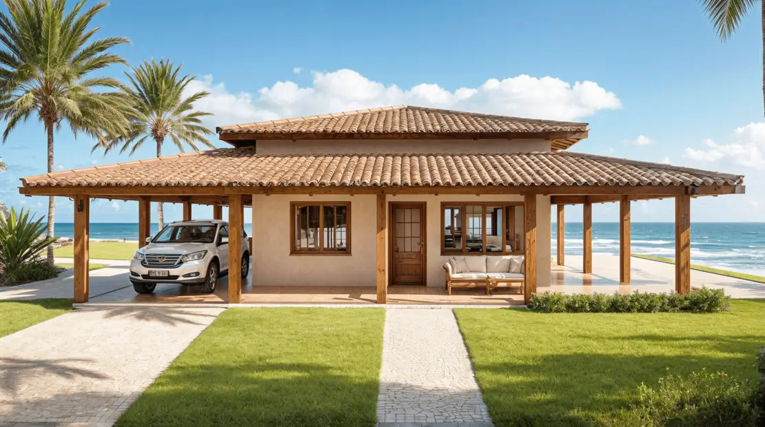 projeto casa de praia