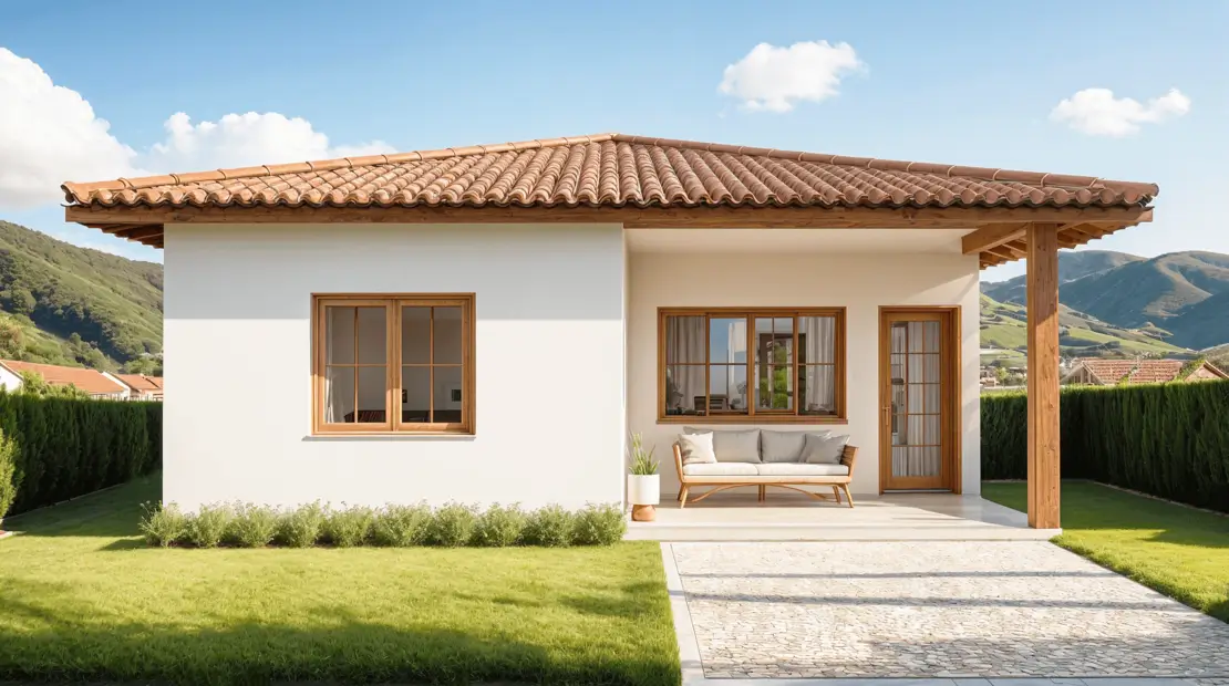 casa de campo simples