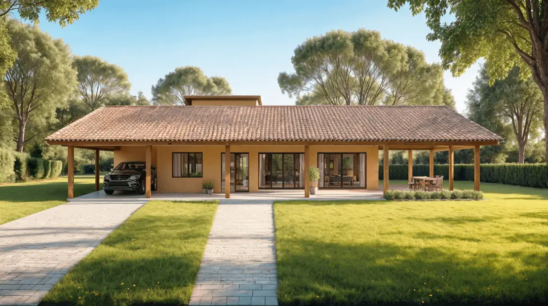 projeto casa de sítio