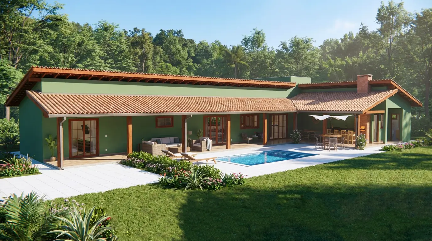 Casa de Fazenda em L