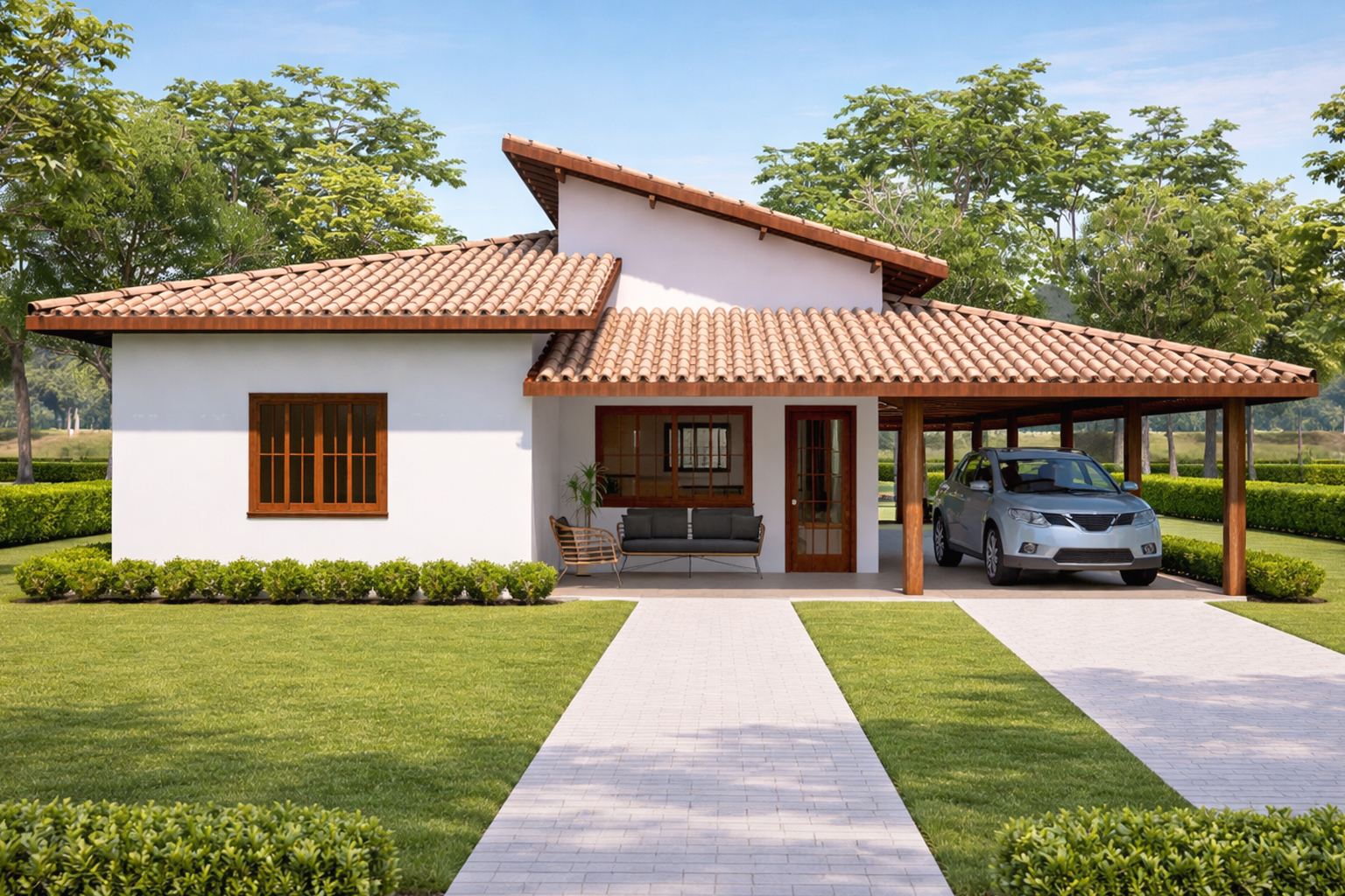 P5 – Casa de Campo com 3 Quartos