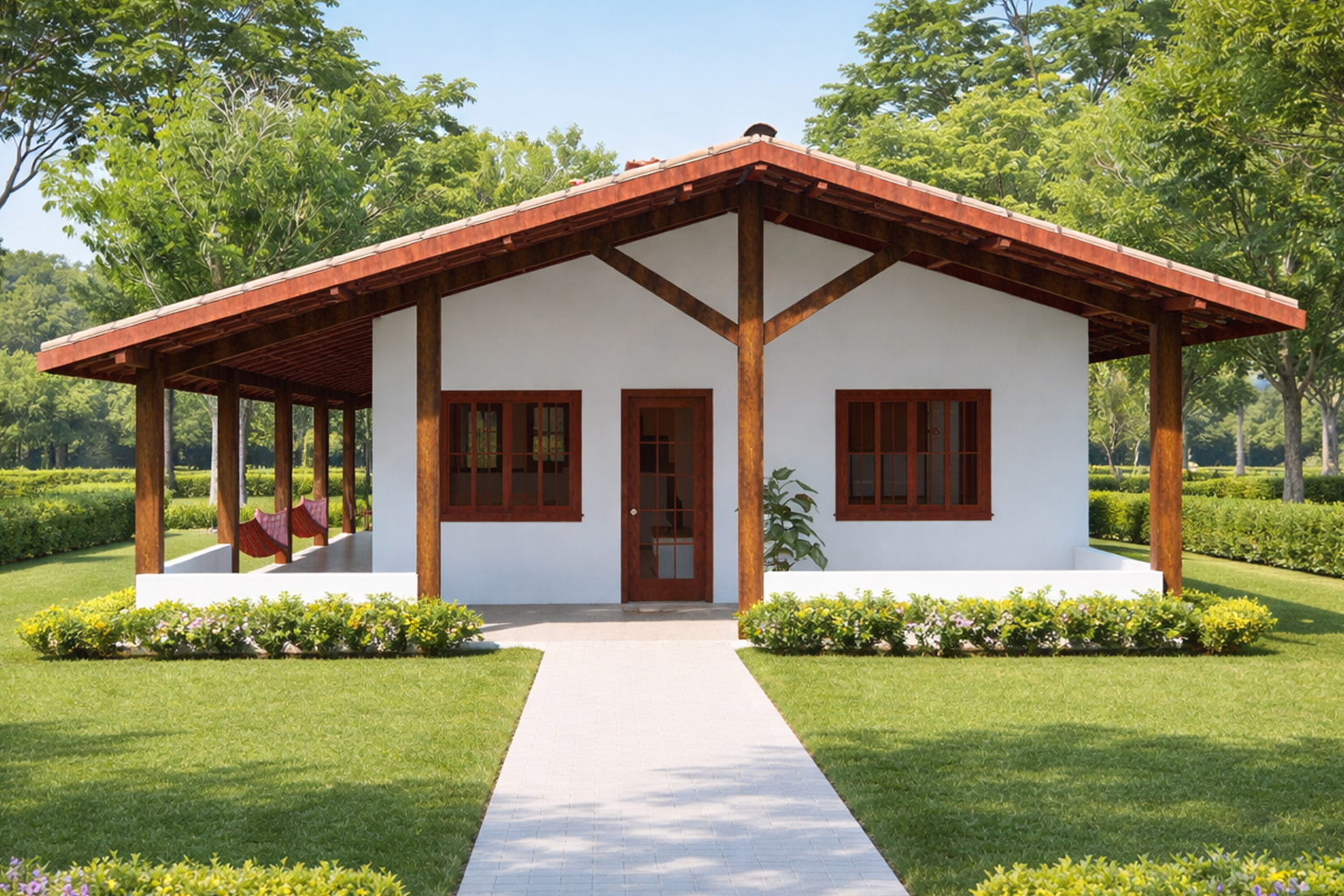 P4i – Casa de Campo Simples com 2 Quartos (Invertido)