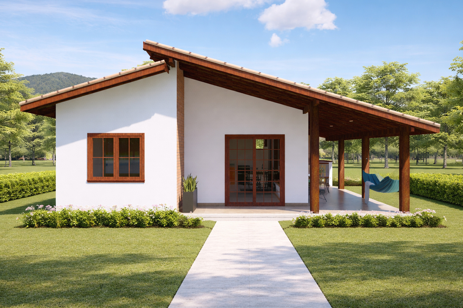 P11i – Casa de Sítio Simples com Varanda (Invertido)