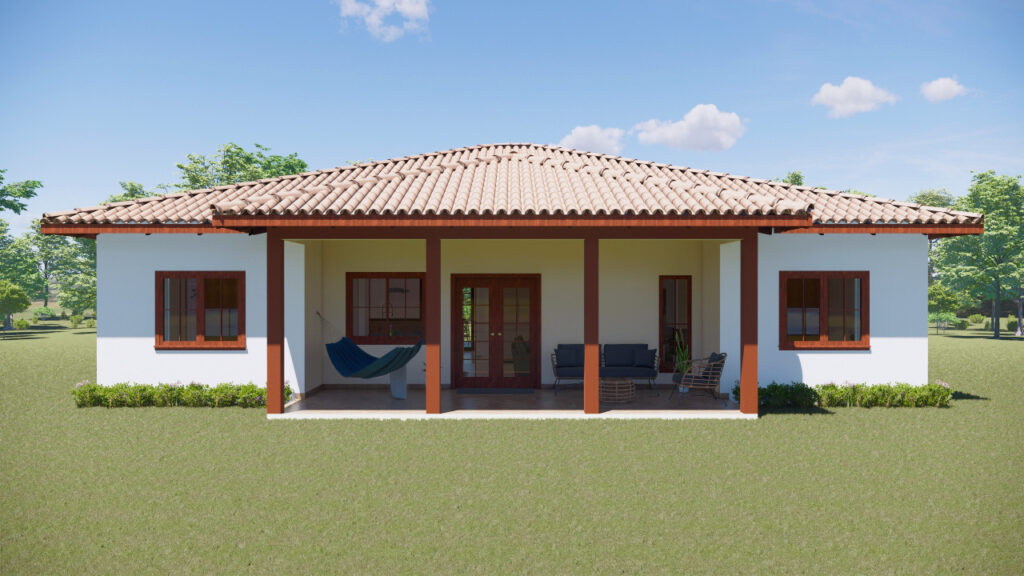 projeto casa de fazenda