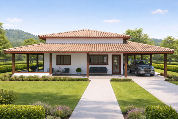 P16 - Casa de Fazenda com Varanda