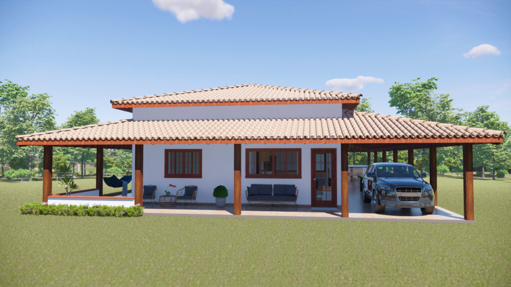 projeto casa de campo