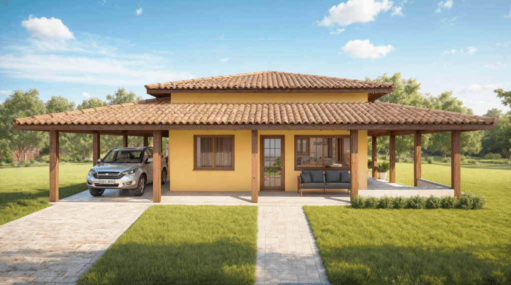 projeto casa de campo