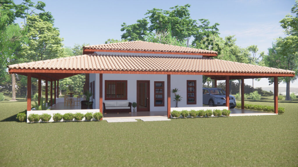 projeto casa de campo