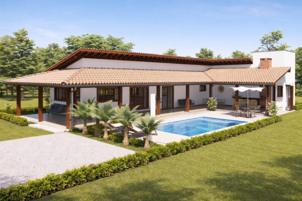 Casa de Campo em L