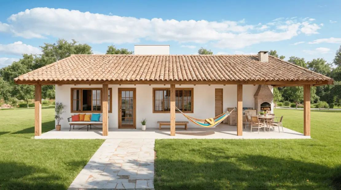 casa de sítio pequena