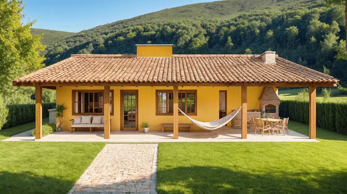 casa de campo pequena