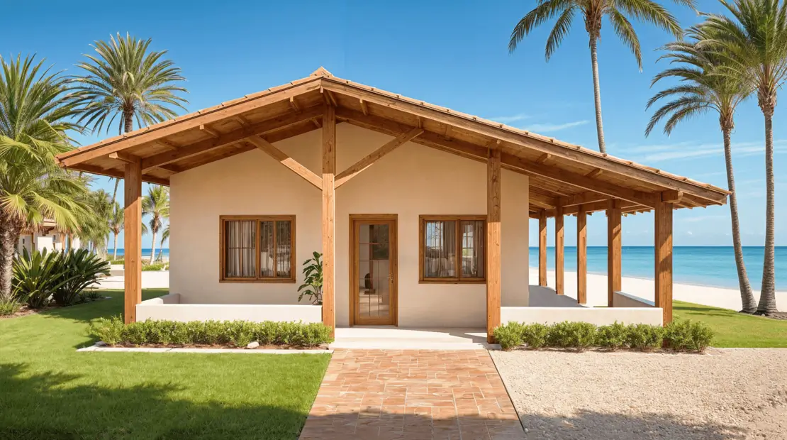 casa de praia simples