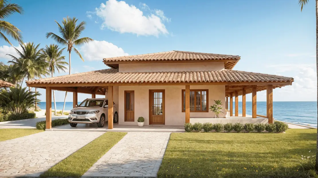 projeto casa de praia