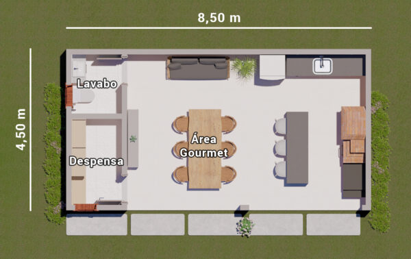 projeto de edícula simples