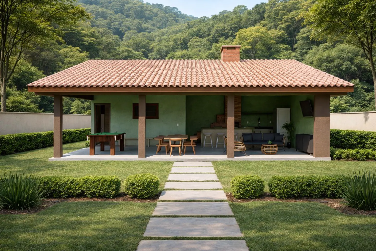 edícula para sítio