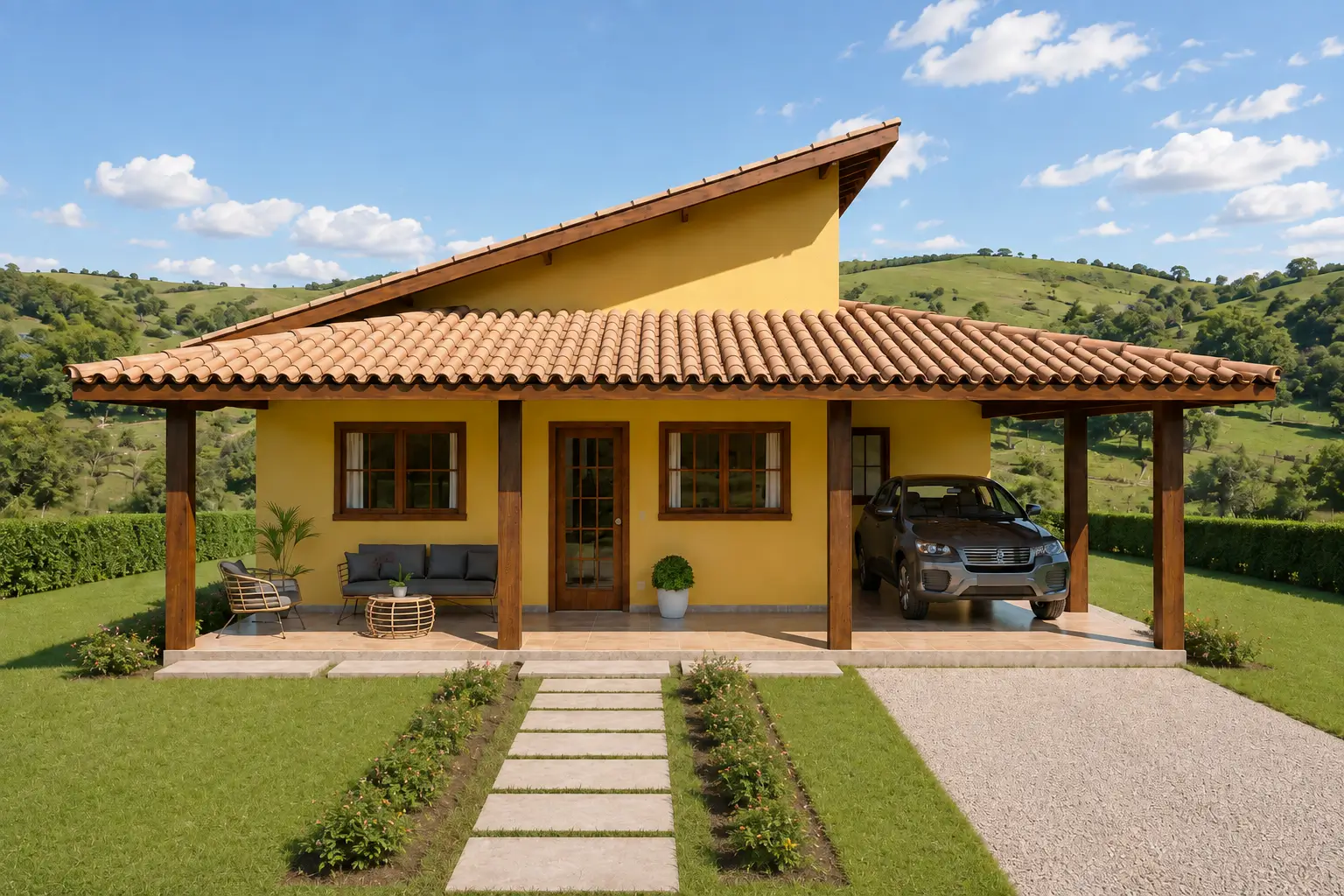 Projeto de Casa de Sítio