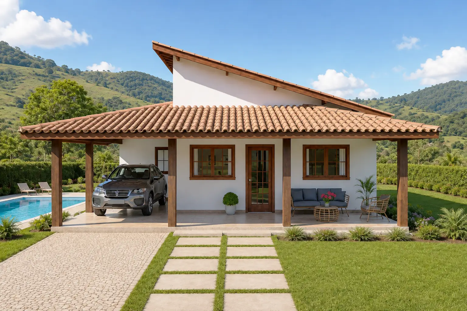 Casa de Campo com piscina